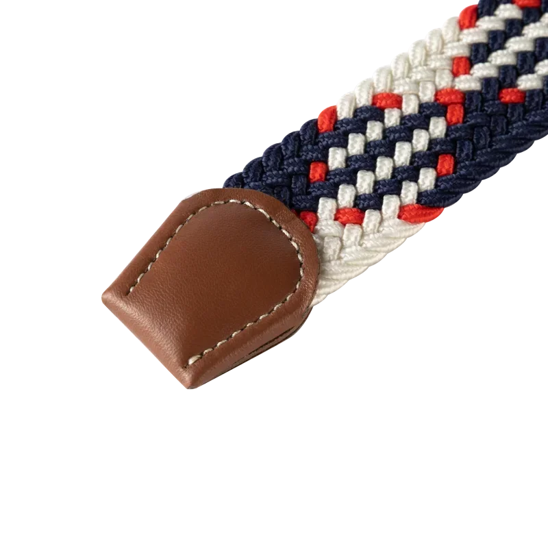 UNISEX Casual Knitted Pin Buckle Women Belt Woven Canvas Elastic Expandable Braided Stretch Jeans Belts for Men